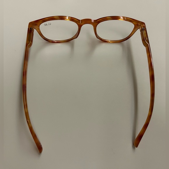 New Rae Dunn Readers 2.0 Magnification Golden Tortoise Frames Men's - Picture 10 of 12
